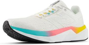 New Balance Кроссовки Mens FuelCell Propel V5, White/Ginger Lemon/Cyber Jade