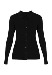 Вязаный кардиган faina, черный