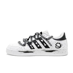 Adidas Neo Брейкнет лоу топ скейтборд кроссовки мужские черные, цвет Black