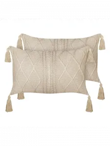 Декоративная подушка Beliani 2er Set Deko CAESIA, бежевый