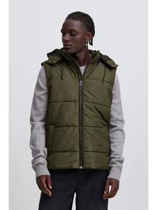 Стеганый жилет BLEND Steppweste BHVest 20717463 lässige Weste mit Kapuze, оливковый