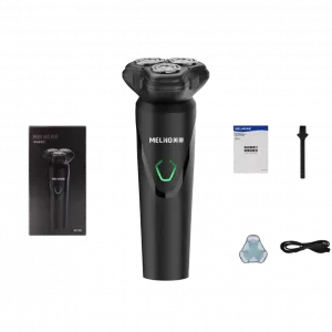 Бритва MI T68 swivel type с тремя лезвиями, моется по всему телу, многофункциональная, перезаряжаемая, умная, долговечная MELNG, черный