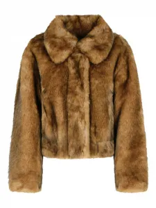 Куртка Lena из искусственного меха Stand Studio, коричневый