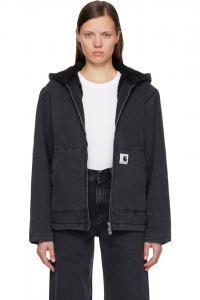 Куртка-Бомбер с капюшоном "Митч" Carhartt Work In Progress, черный