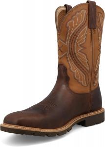 Мужские технические вестерн-сапоги Twisted X с широким квадратным носком - Mxtp006, Tortoise Shell & Adobe