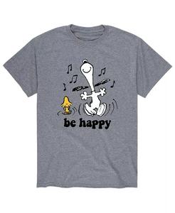 Футболка мужская Peanuts Be Happy AIRWAVES, серый