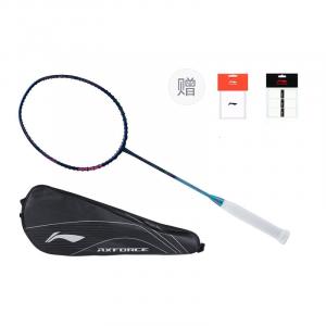 Thunderstorm 50 Full Carbon бадминтонная ракетка для атакующей игры с жесткой головой продвинутого уровня 675 мм унисекс с одинарной ручкой LINING, single racket+wrist brace *1 (random color)+grip tape *3 (random color)