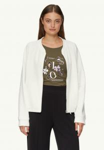 Куртка-бомбер STRUKTURIERTE MIT FLEDERMAUSÄRMELN s.Oliver, кремовый