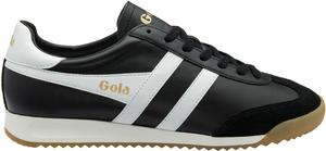 Мужские кожаные кроссовки Gola Torpedo, белый/черный