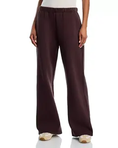 Спортивные штаны с леопардовым принтом - эксклюзив Aqua, коричневый