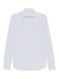 Полосатая рубашка Traiano Milano, синий