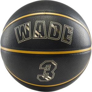 LINING Резиновый баскетбольный мяч black gold соревновательный unisex