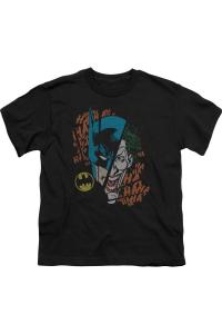Футболка DC Comics Broken Visage с коротким рукавом для детей Gildan, черный