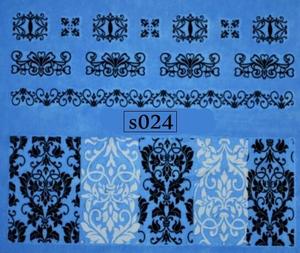 Водные наклейки для ногтей - № S024, Raisin