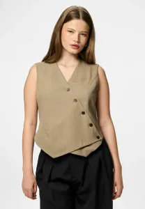 Асимметричный жилет pcbubbles Pieces, Greige