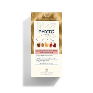 Phyto Phytocolor 9.3 Очень светлый золотисто-русый перманентный краситель без аммиака 100% покрытие седых волос