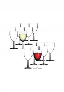 Бокалы для вина Mepal, 200/300 мл, 12 штук