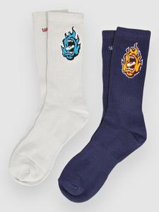 Носки Santa Cruz Screaming Mini Flame 2 Pk Socken, multi