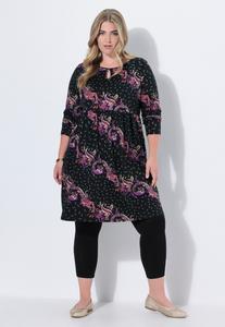 Платье Ulla Popken PAISLEY SWIRL EMPIRE, Black