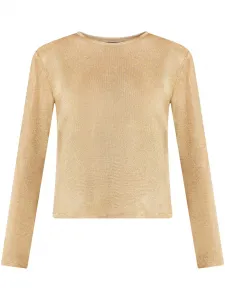 Футболка из джерси с круглым вырезом TOM FORD, золотой