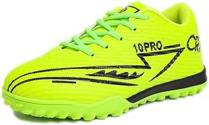 Футбольные бутсы для искусственного газона, спортивные тренировочные бутсы оранжевого, белого, черного, синего, желтого и розового цветов с градиентным рисунком Generic