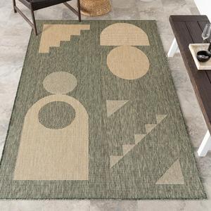 nuLOOM ковер 290 x 366 см для улицы, устойчивый к пятнам и погодным условиям, для интенсивного использования, для патио, балкона, улицы, цвет Anslie Green