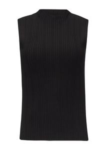 Вязаный топ s.Oliver, черный