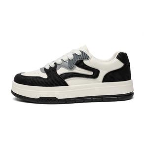 Повседневные женские скейтерские кеды DUSTO для увеличения роста, бежево-красные