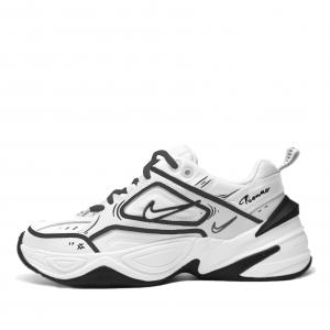 Nike Женские низкие кроссовки M2K Tekno, черный с белым