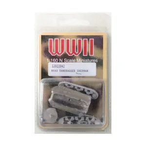 M4A3 Шерман с мешками с песком, WWII Miniatures (1:160)