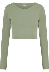 Рубашка с длинными рукавами Urban Classics Ladies Sports Longsleeve, зеленый