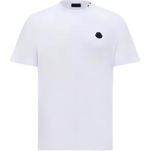 Футболка с аппликацией логотипа Moncler, белый