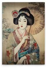 Картина на холсте A.S. Création Geisha Vintage цвет buntbeige