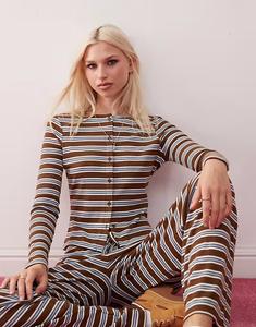 COLLUSION кардиган в рубчик и полоску