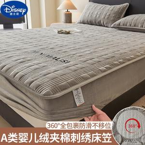 Disney Простыня на резинке 180х200 см из флиса для детей, тип A, цвет Star Gray