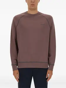 Свитшот с рукавами-реглан и смайликом Ps Paul Smith, фиолетовый