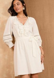 Повседневное платье REGULAR FIT - 3/4 SLEEVE Love & Roses, белый