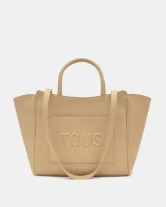 Средняя сумка на молнии с двумя ручками Tous, серый