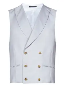 Двубортный жилет FRANZESE COLLECTION, серый