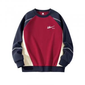 Детский свитшот с круглым вырезом Moderate WARRIOR, cherry красный/h hui li reflective серебро k