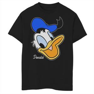 Футболка Disney's Donald Duck с изображением улыбающегося лица и портрета для мальчиков 8–20 лет Disney