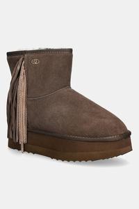 Замшевые зимние ботинки JANE 09 Liu Jo, коричневый