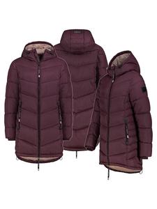 Sublevel Стеганое пальто баклажанового цвета