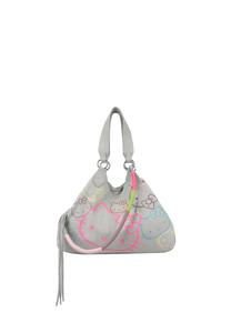 Сумка Fritzi aus Preußen SCHULTER IZZY MEDIUM LIMITED HEAD FLOCKED, Beige/Grau/Beige