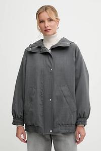 Шерстяная куртка Max&Co., серый