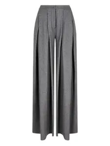 Брюки с двумя защипами Giorgio Armani, серый