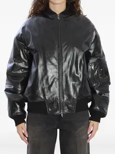 Куртка-бомбер на молнии спереди Salvatore Santoro, черный