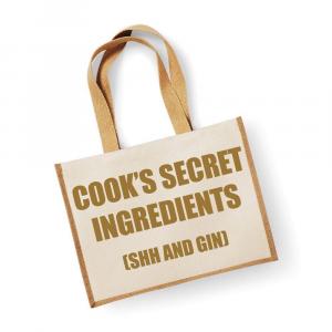 Большая джутовая сумка из натурального золота. Секретные ингредиенты повара (тсс и джин) 60 SECOND MAKEOVER, золото