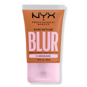 Тональная основа Bare With Me Blur Tint Soft Matte Foundation NYX Professional Makeup, 12: Medium Dark (medium tan with cool undertone)