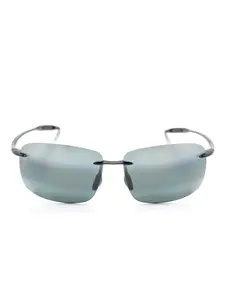 Солнцезащитные очки Breakwall в прямоугольной оправе Maui Jim, черный